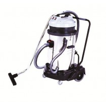WET / DRY VACUUM CLEANER (TWIN MOTOR) C/W STAINLESS STEEL BODY